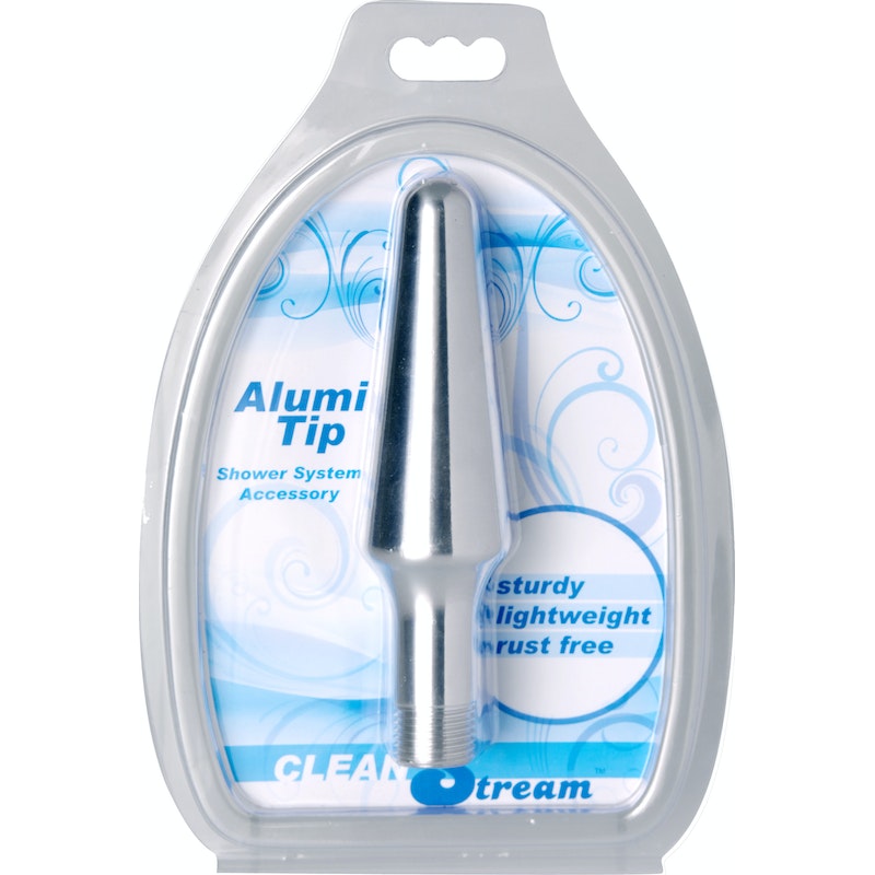 CleanStream AlumiTip Aluminium Enema Nozzle Tip, Grey