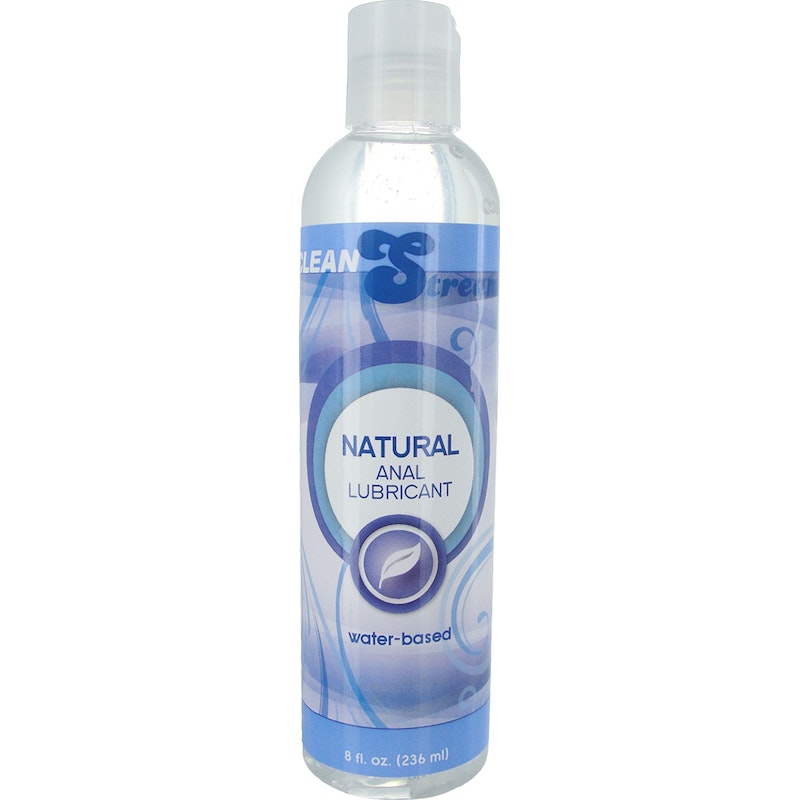 CleanStream Natural Water Based Anal Lubricant, 236ml