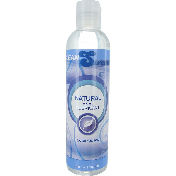 CleanStream Natural Water Based Anal Lubricant, 236ml