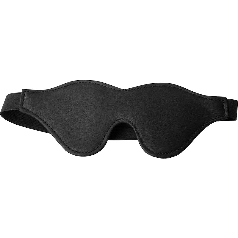Strict Fleece-Lined Blindfold, Black