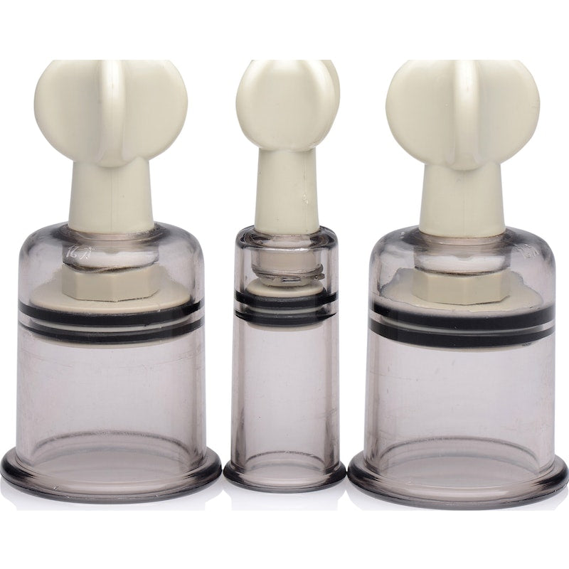 Size Matters Clit And Nipple Suckers Set, Clear