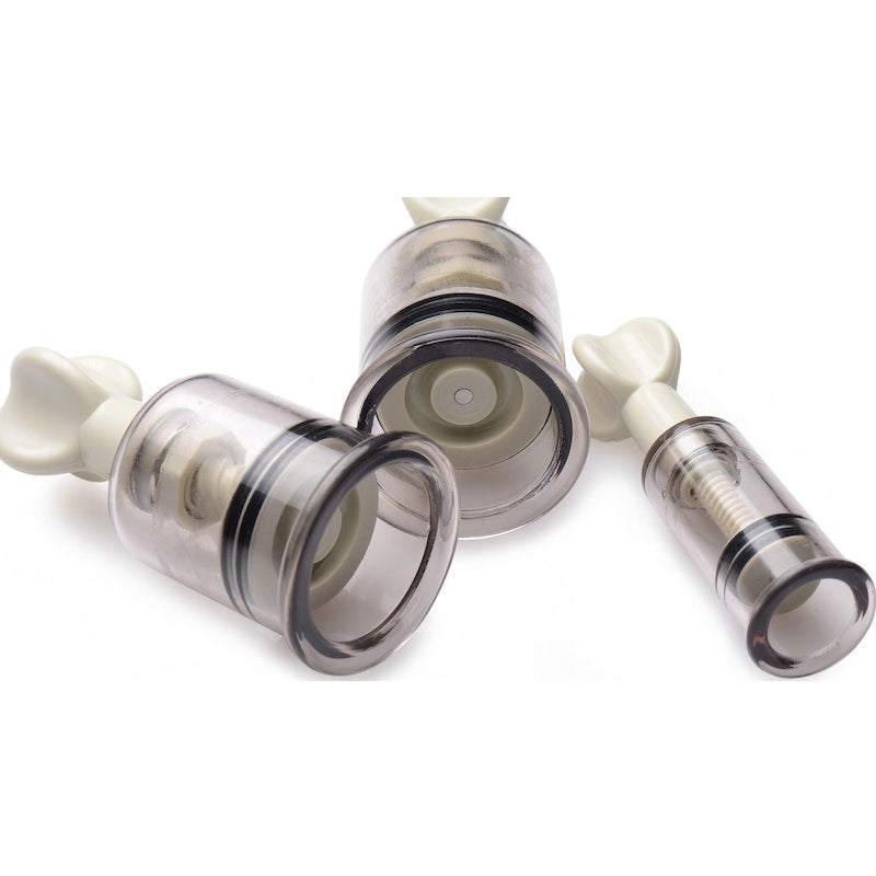 Size Matters Clit And Nipple Suckers Set, Clear