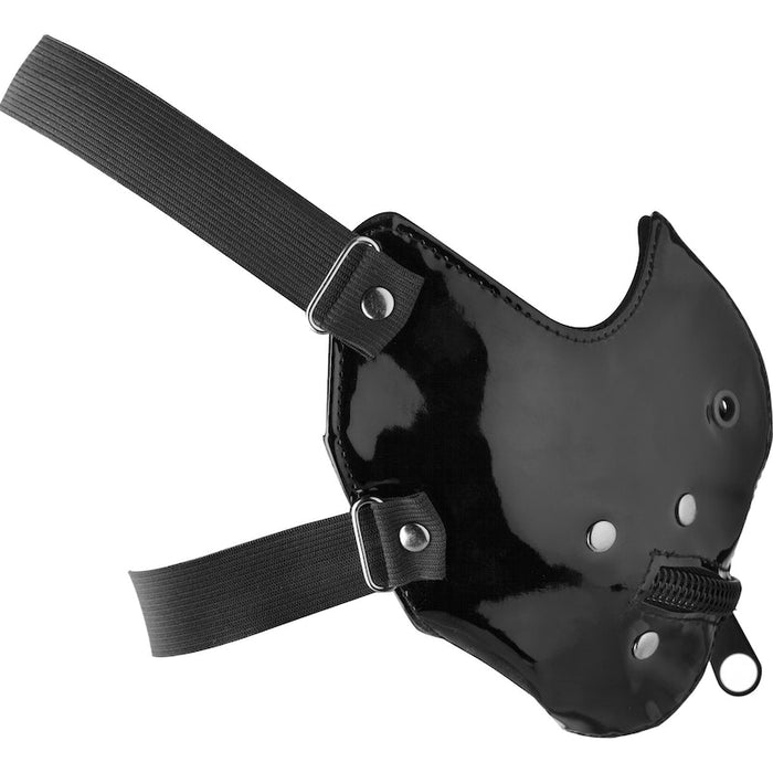 Master Series Lektor Zipper Mouth Muzzle Black