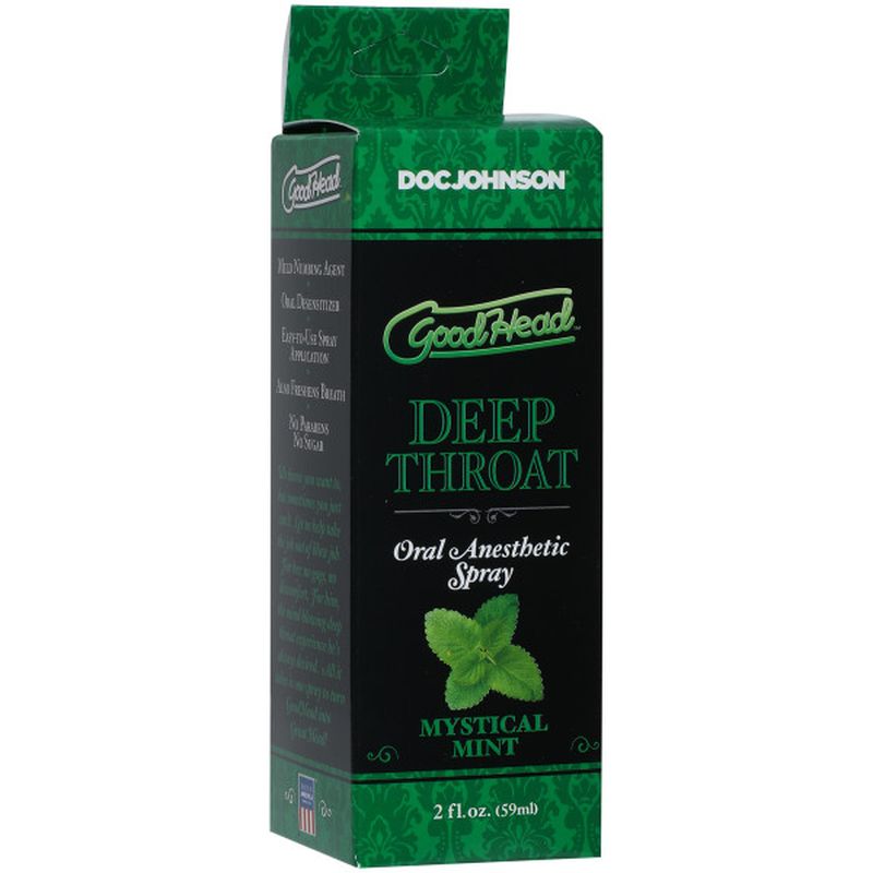 Doc Johnson GoodHead Deep Throat Spray, Mint, 59ml
