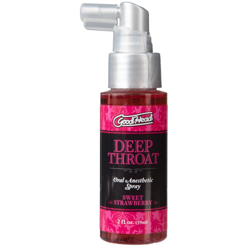 Doc Johnson GoodHead Deep Throat Spray, Strawberry, 59ml