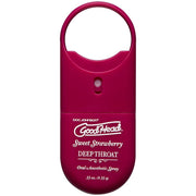 GoodHead To-Go Deep Throat Spray, Sweet Strawberry, 9ml