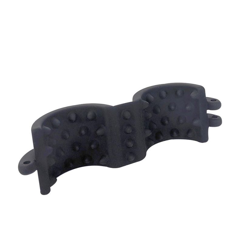 Brutus Cruncher Lockable Spiked Ball Stretcher, Black