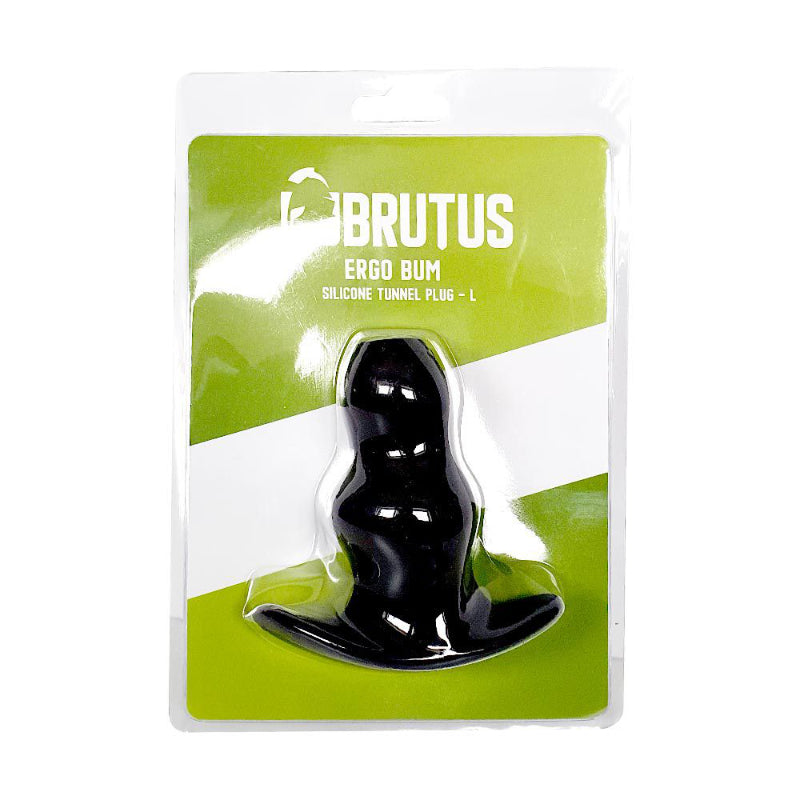 Brutus Ergo Bum Tunnel Plug, Large, Black