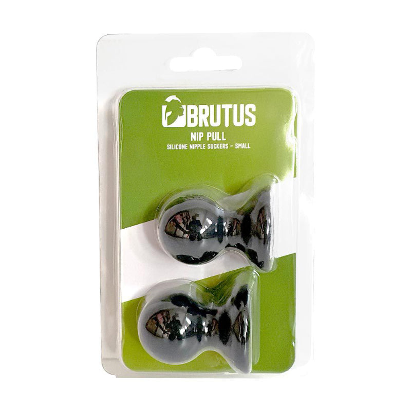 Brutus Nip Pull Silicone Nipple Suckers, Small, Black