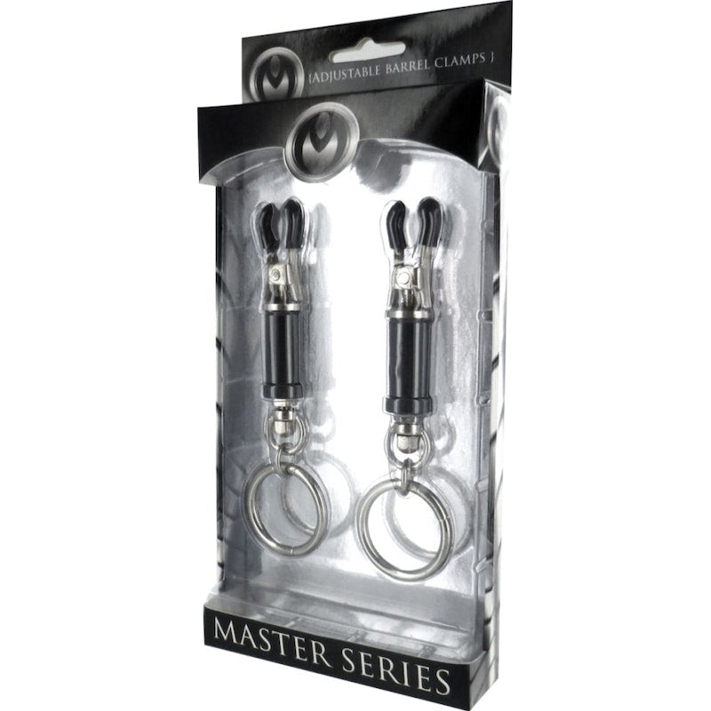 Master Series Bondage Ring Barrel Clamps