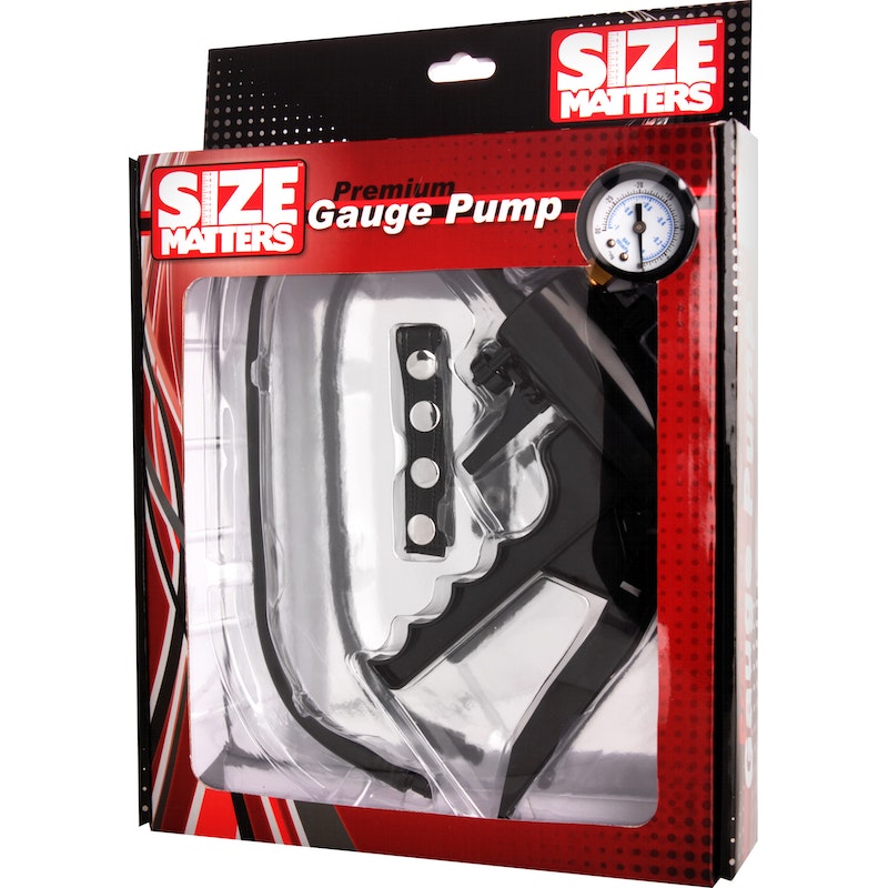 Size Matters Premium Gauge Pump, Black
