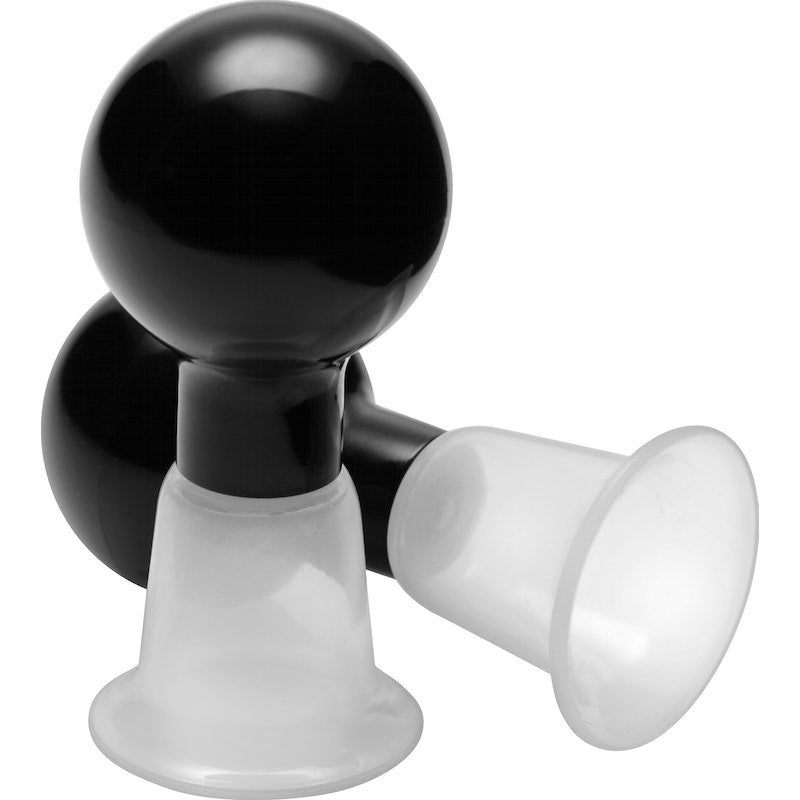 Size Matters See Thru Nipple Booster Pumps, Clear/Black