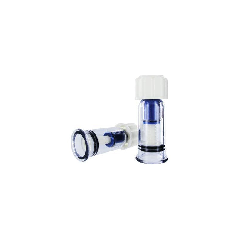 Max Twist Nipple Suckers Clear, White, 4"/10cm