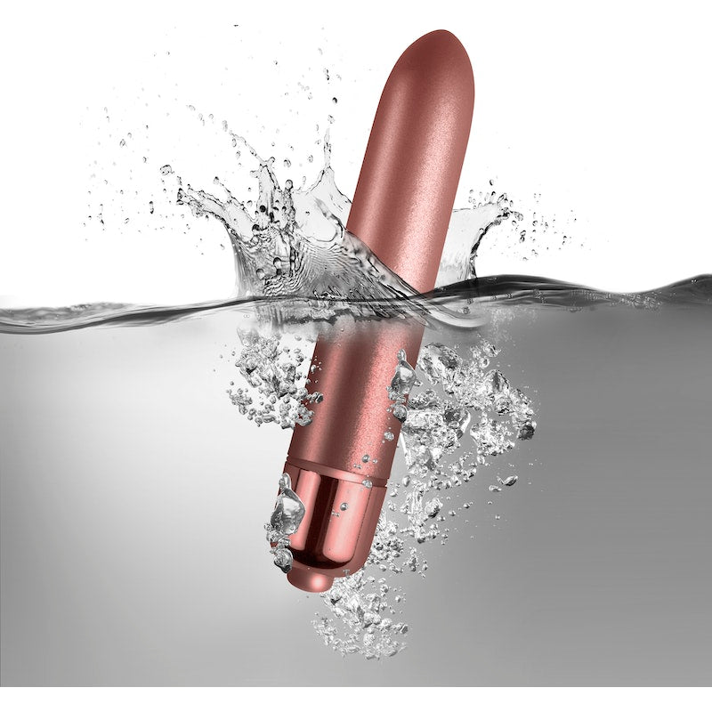 Rocks Off RO-90 Touch of Velvet Bullet Vibrator, Aqua/Lilac/Raspberry