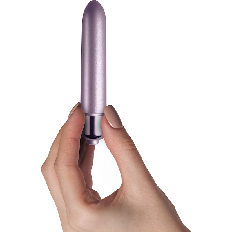 Rocks Off RO-90 Touch of Velvet Bullet Vibrator, Aqua/Lilac/Raspberry