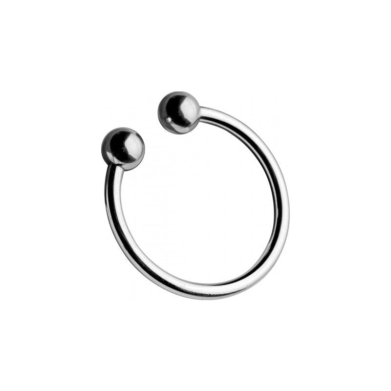 Master Series Pressure Point Beaded Glans Ring, Chrome