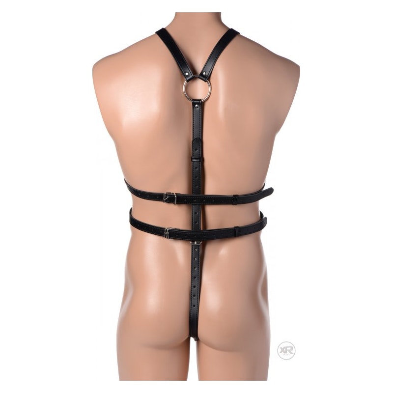 Strict Male Full Body Harness, 54", Black