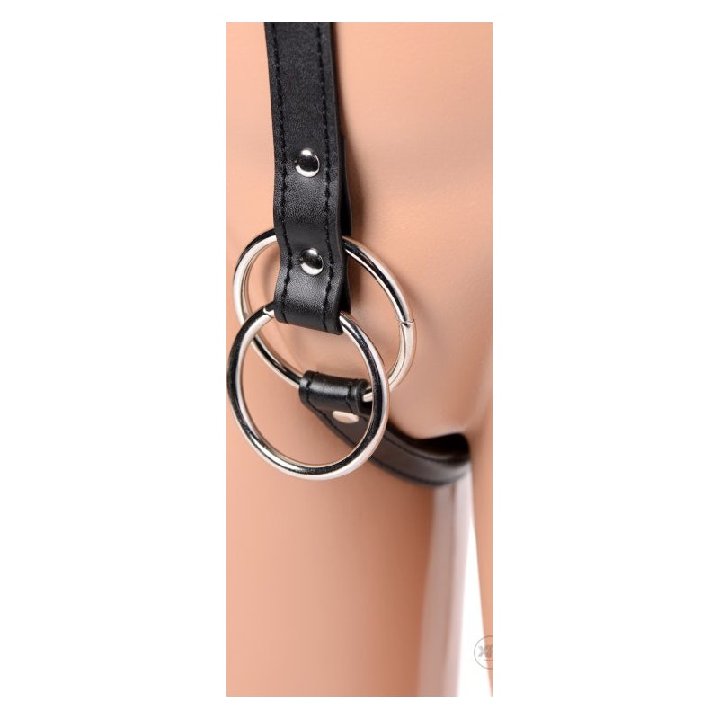 Strict Male Full Body Harness, 54", Black
