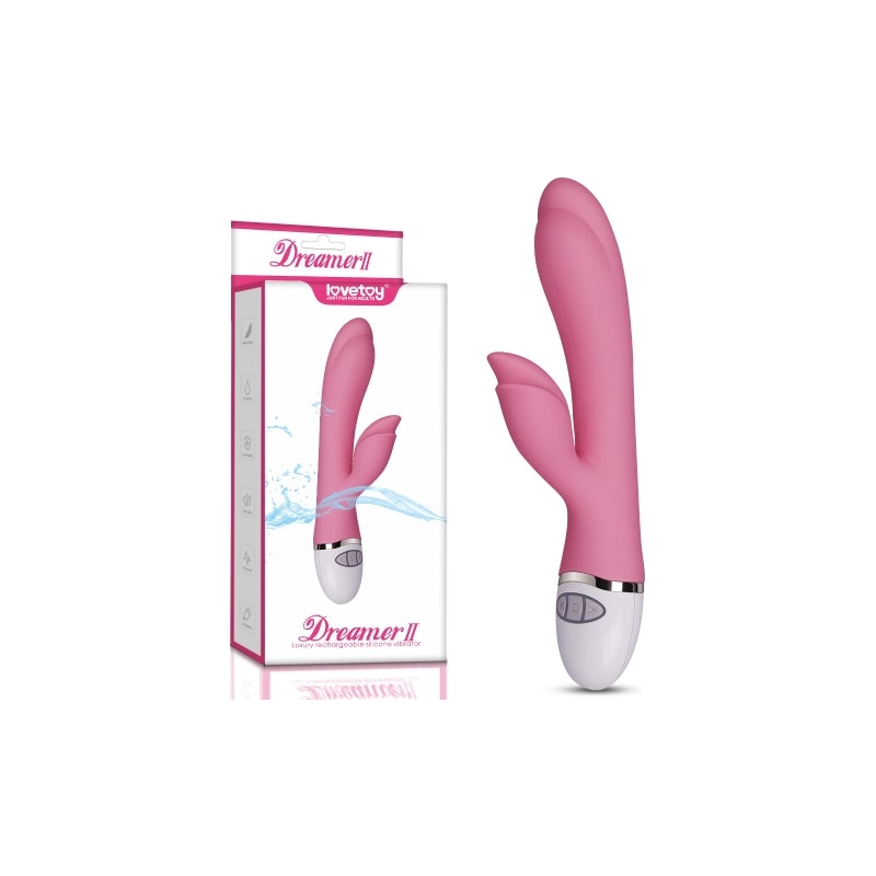Lovetoy Dreamer II 7 Speed Rechargeable Vibrator Pink