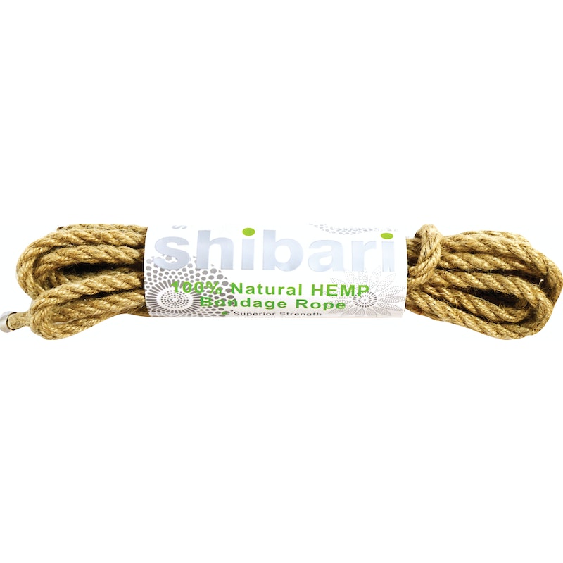 Shibari Rope 100% Natural Hemp, 5m, Brown