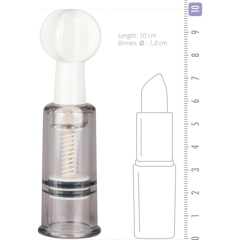 Fetish Collection Nipple and Clit Suckers, 3-pack, Clear