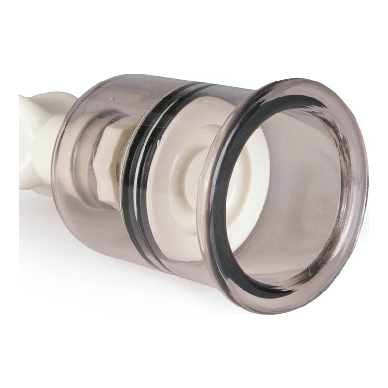 Fetish Collection Nipple and Clit Suckers, Large, 2-pack, Clear