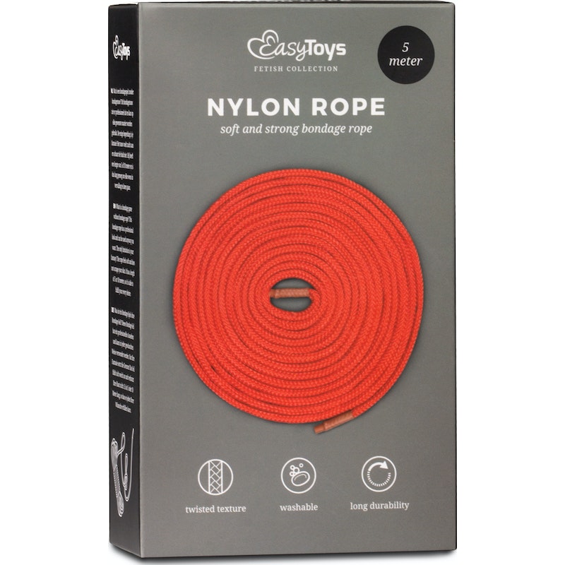 Fetish Collection Bondage Rope 5m Black, Red