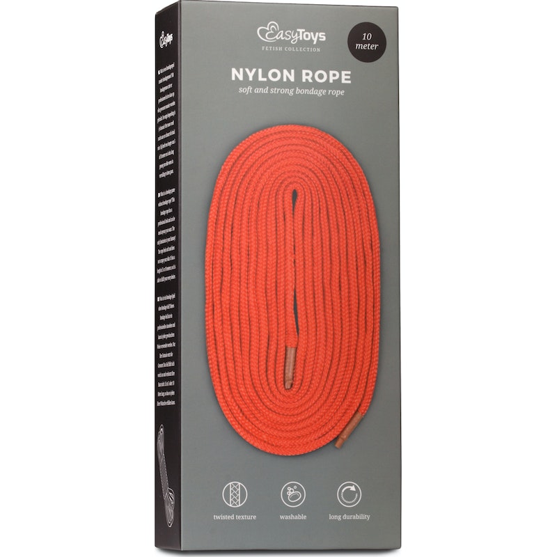 Fetish Collection Bondage Rope 10m Black, Red