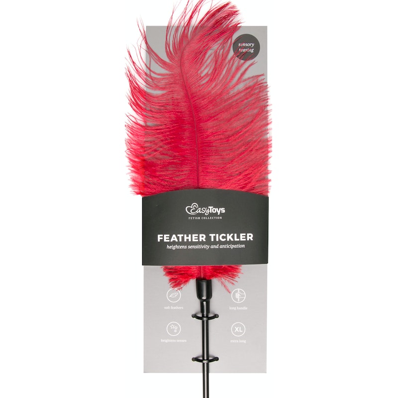 Easy Toys Feather Tickler, Red