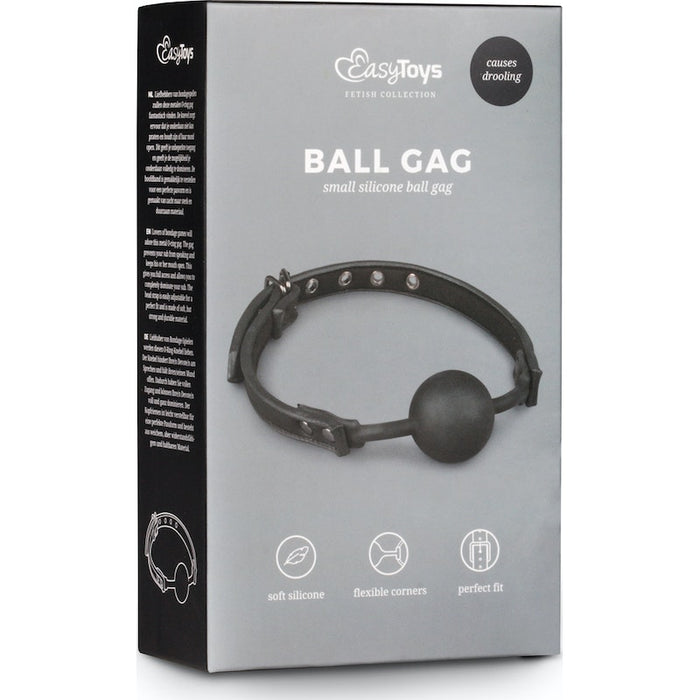 Easy Toys Ball Gag With Silicone Ball 40mm