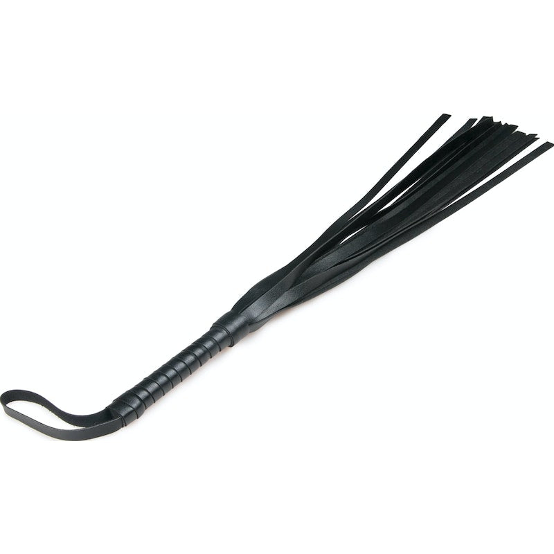 Easy Toys Flogger Whip, Leather, Black