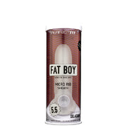 Fat Boy Micro Rib Sheath, 5.5in, Clear