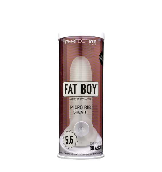 Fat Boy Micro Rib Sheath, 5.5in, Clear