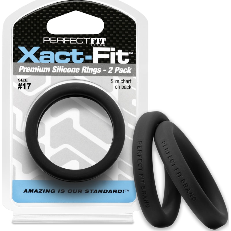 PerfectFit Xact-Fit #17 1.7in 2-Pack, Black