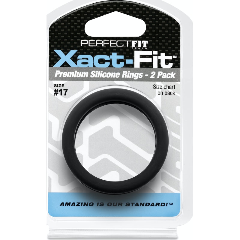 PerfectFit Xact-Fit #17 1.7in 2-Pack, Black