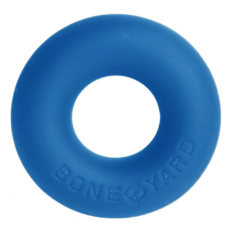 Boneyard Ultimate Silicone Cock Ring, 50mm, Black/Blue/Red/Yellow