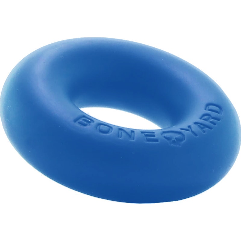 Boneyard Ultimate Silicone Cock Ring, 50mm, Black/Blue/Red/Yellow