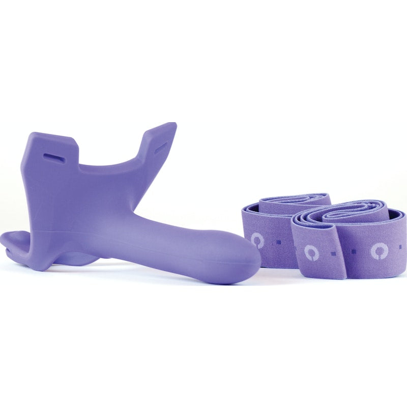 PerfectFit Zoro 5.5in (14cm) One-piece Strapon, Black/Clear/Purple