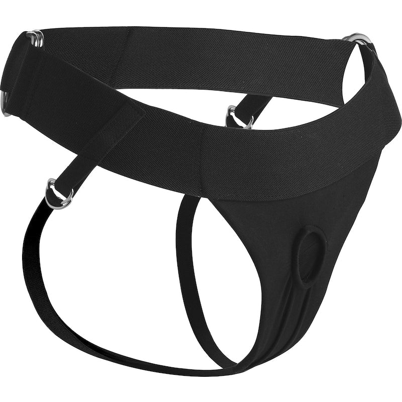 Strap U Avalon Jock Style Strap On Harness, Black