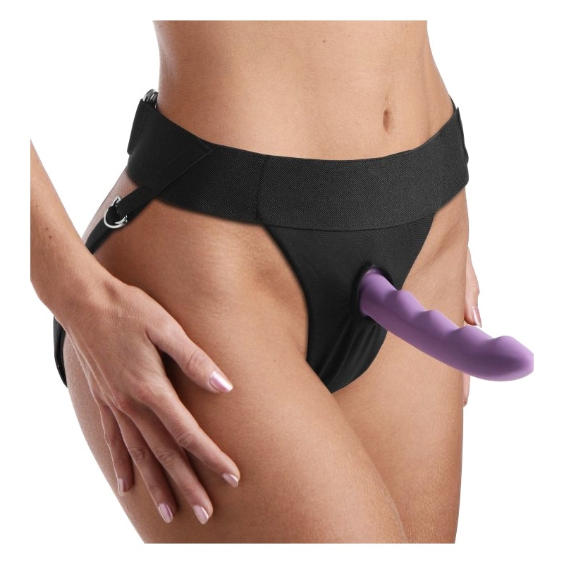 Strap U Avalon Jock Style Strap On Harness, Black