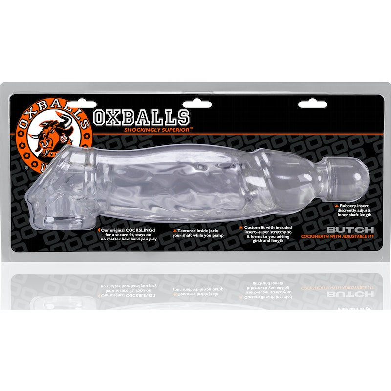 OxBalls Butch Cocksheath, Clear