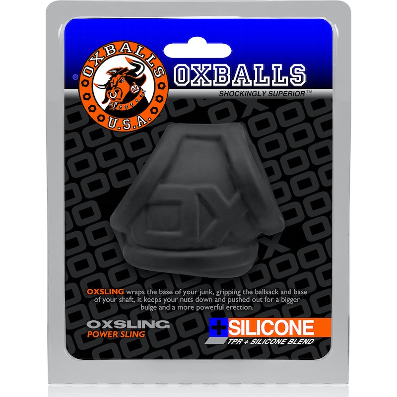OxBalls Oxsling Cocksling, Black Ice