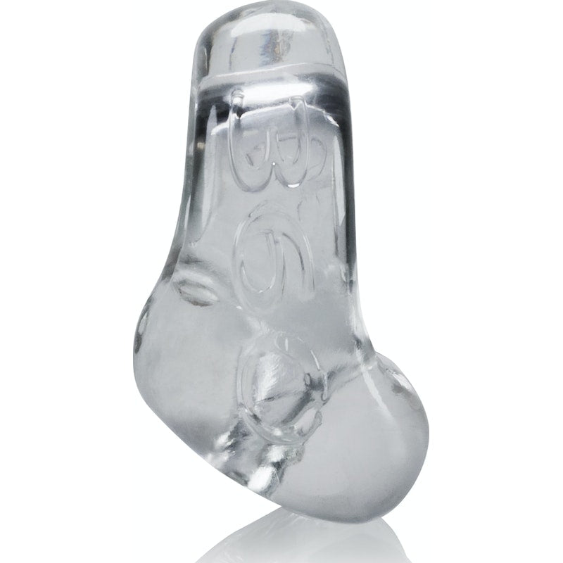 OxBalls 360 Cockring And Ballsling, Black/Clear