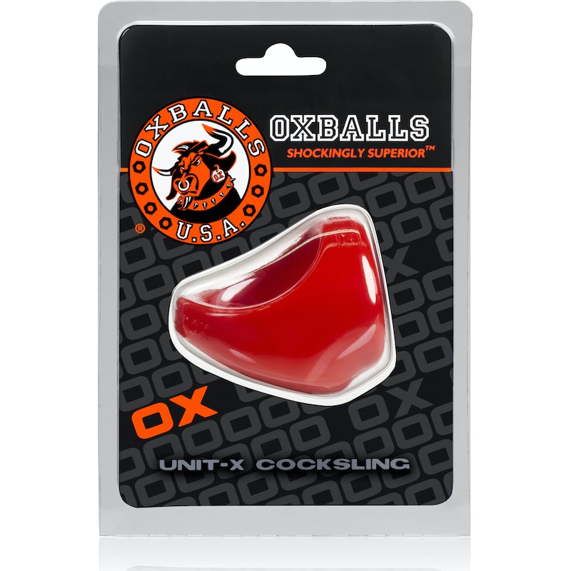 OxBalls Unit X Cocksling, Black/Red