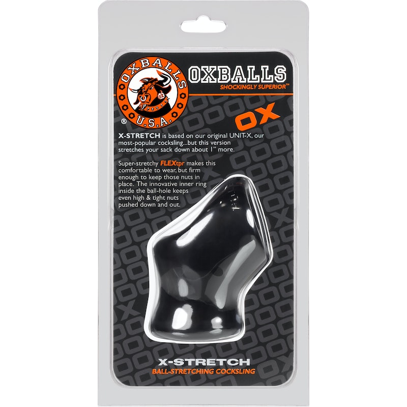OxBalls Unit X Stretch Cocksling, Black