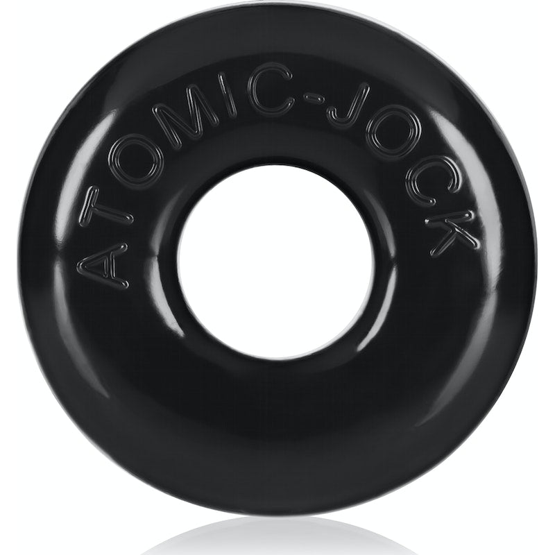 OxBalls Ringer 3-Piece Cockring Set, Black/Grey/Mixed
