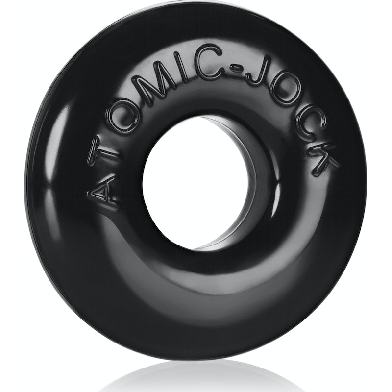OxBalls Ringer 3-Piece Cockring Set, Black/Grey/Mixed