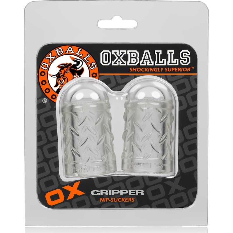 OxBalls Gripper Nipple Puller (pair), Clear