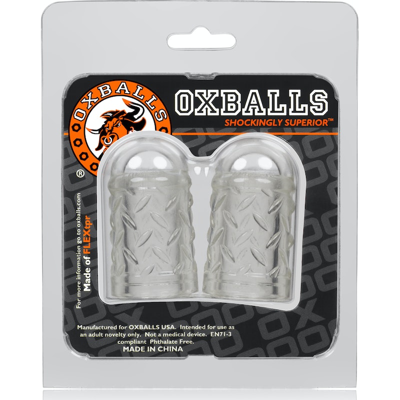 OxBalls Gripper Nipple Puller (pair), Clear