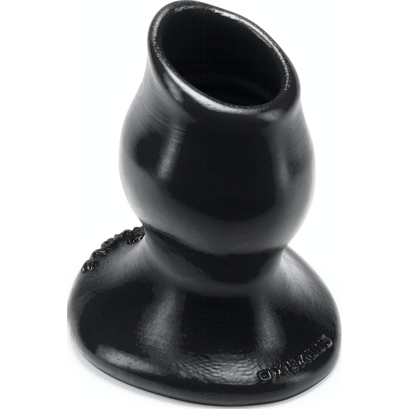 OxBalls Pighole 2 Hollow Plug, Medium, Black